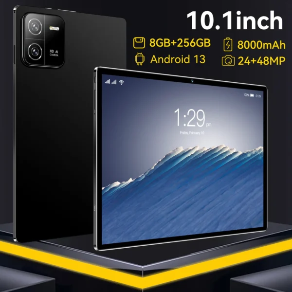 10.1 Inch Ram 8GB Rom 256GB MTK Android 13 Dual Sim Adult Tablet - Image 4