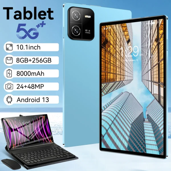 10.1 Inch Ram 8GB Rom 256GB MTK Android 13 Dual Sim Adult Tablet - Image 3