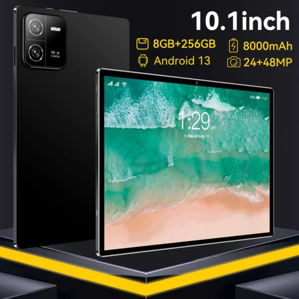 10.1 Inch Ram 8GB Rom 256GB MTK Android 13 Dual Sim Adult Tablet - Image 5