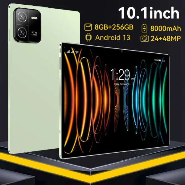 10.1 Inch Ram 8GB Rom 256GB MTK Android 13 Dual Sim Adult Tablet - Image 7